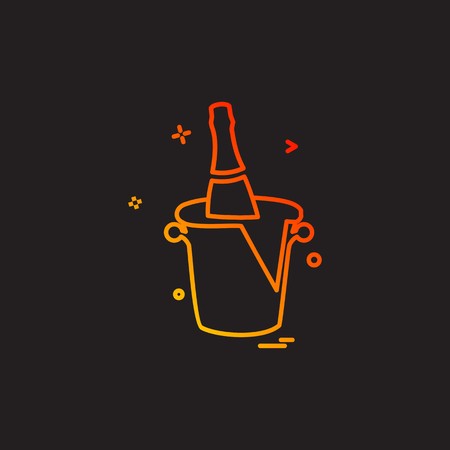 Valentine's day icon design vectorのイラスト素材