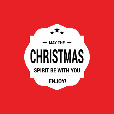 Merry Christmas card with elegent design and typography vectorのイラスト素材