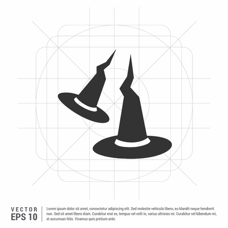 Halloween Witch Hats iconのイラスト素材