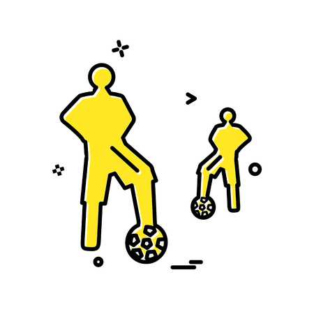Football icon design vectorのイラスト素材