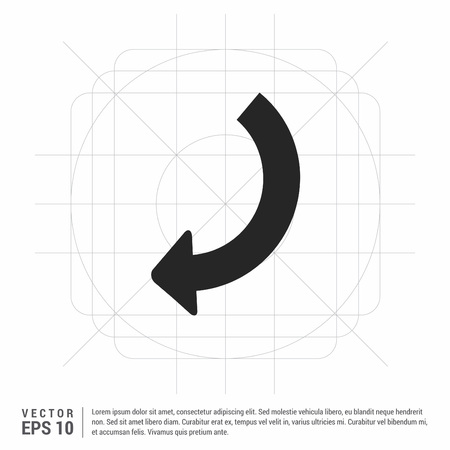 Down Arrow Iconのイラスト素材