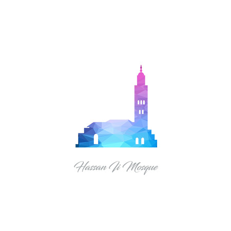 World Famous landmarks design with creative background vectorのイラスト素材