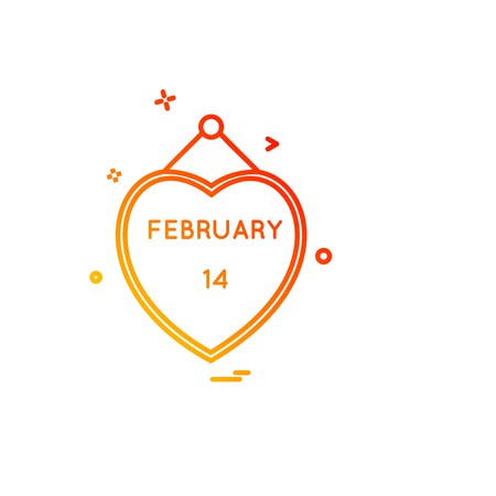 Hearts icon design vectorのイラスト素材