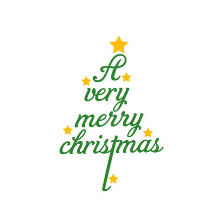 Merry Christmas card with elegent design and typography vectorのイラスト素材