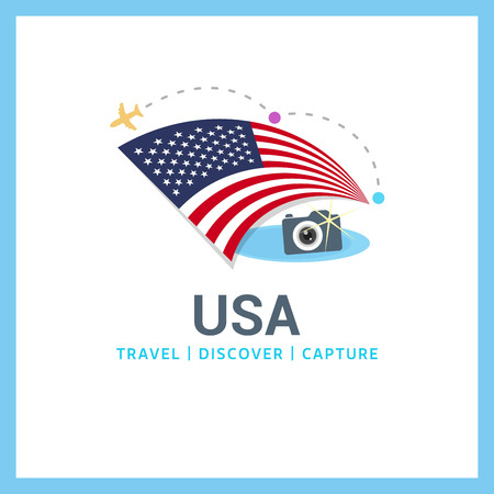 Country flag for nation with creative design vectorのイラスト素材