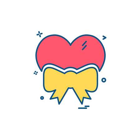 Hearts icon design vectorのイラスト素材