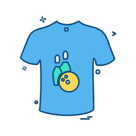 Bowling icon design vectorのイラスト素材