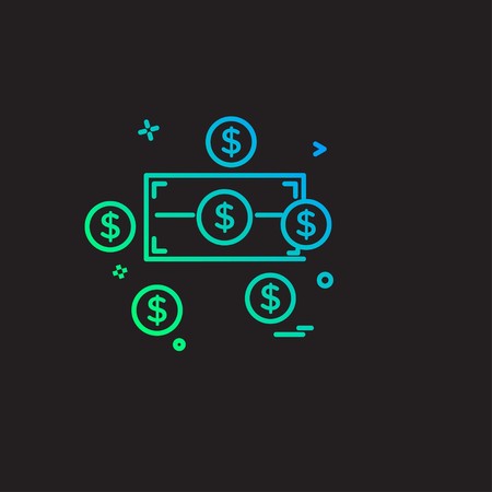 Shopping icon design vectorのイラスト素材