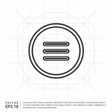 menu iconのイラスト素材