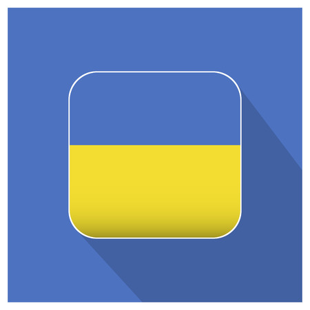 Ukraine flag design vectorのイラスト素材