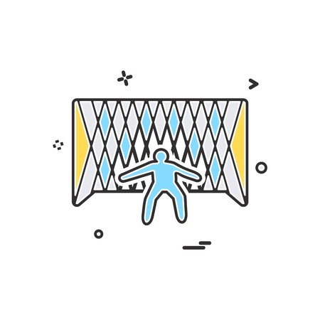 Football icon design vectorのイラスト素材