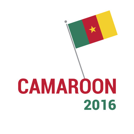 Camaroon Independence day design vectorのイラスト素材