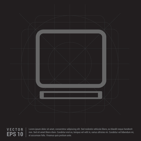 Laptop Iconのイラスト素材