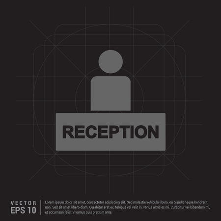 Reception Iconのイラスト素材