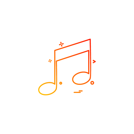 music player audio iconのイラスト素材