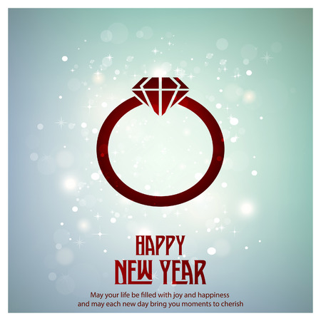 New Year icons with typogrpahy vectorのイラスト素材