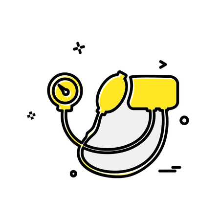 Blood Pressure icon design vectorのイラスト素材