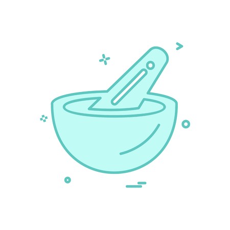 Bowl icon design vectorのイラスト素材