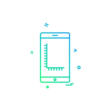 Smart phone icon design vectorのイラスト素材