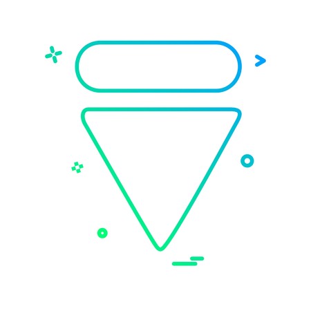 Media buttons icon design vectorのイラスト素材