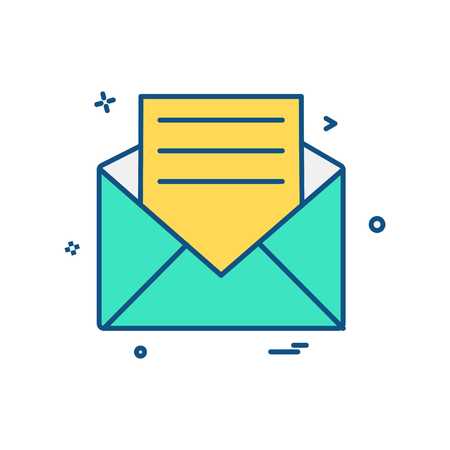 Email icon design vectorのイラスト素材