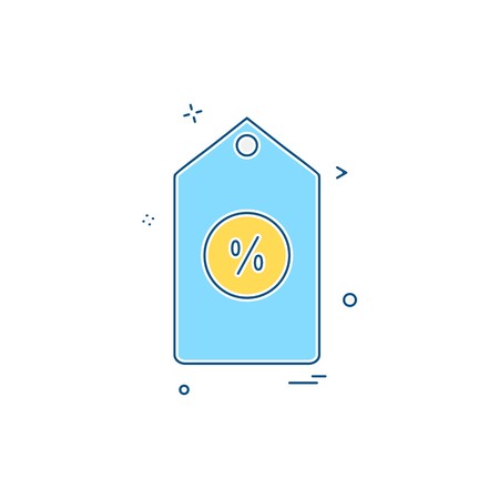 Shopping icon design vectorのイラスト素材