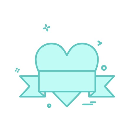 Love icon design vectorのイラスト素材