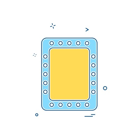 Furniture icon design vectorのイラスト素材