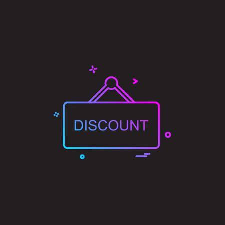 Shop board icon design vectorのイラスト素材