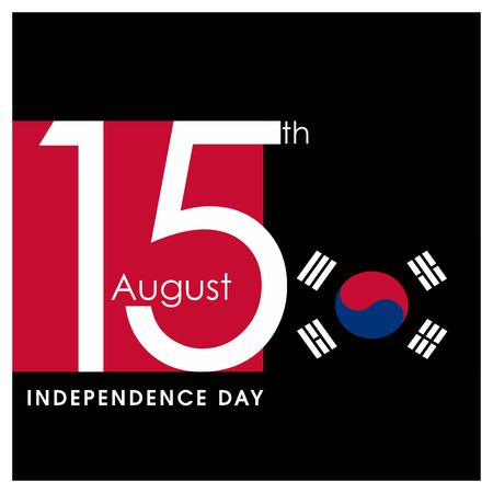 South Korea Independence day design vectorのイラスト素材