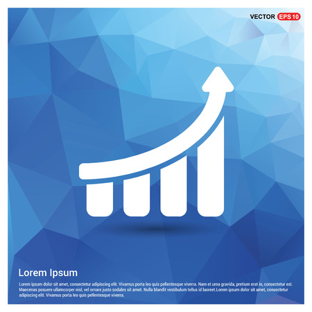 Business graph iconのイラスト素材
