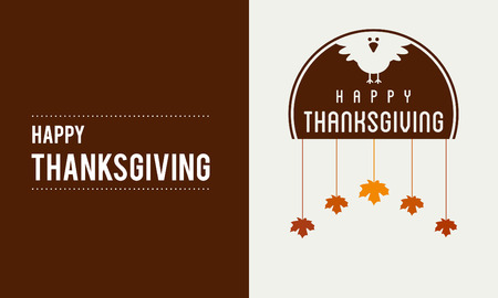 Happy Thanks giving day design vectorのイラスト素材