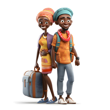 3d rendering of a little Indian boy in traditional clothes isolated on white backgroundの素材