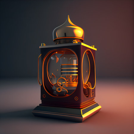 Coffee in a glass jar. 3d illustration. 3d renderingの素材