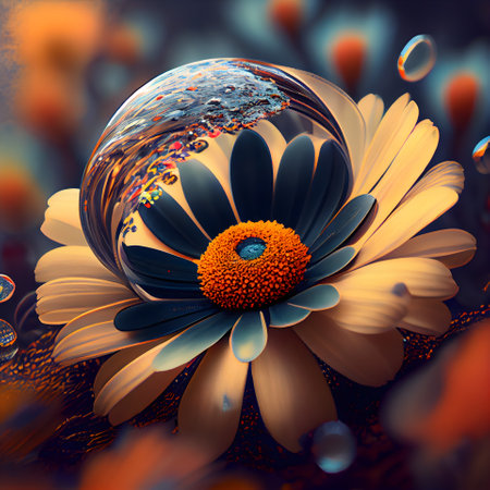 3D surreal illustration. Sacred geometry. Mysterious psychedelic relaxation pattern. Fractal abstract texture. Digital artwork graphic astrology magicの素材