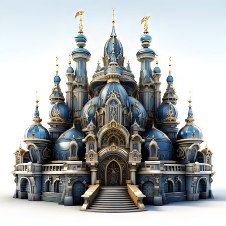 3D render of the Church of the Savior on Spilled Bloodの素材