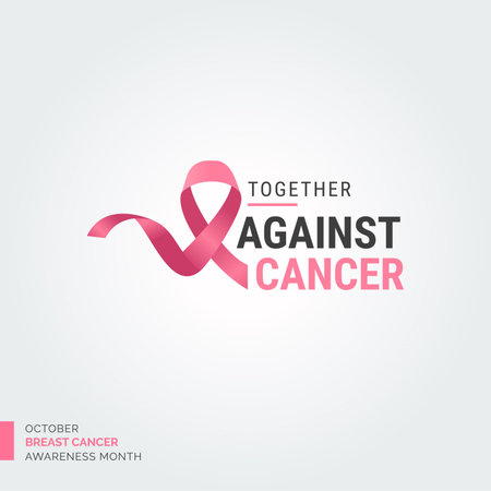 Triumph Over Challenges: Breast Cancer Awarenessのイラスト素材