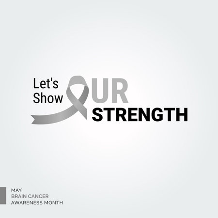 Triumph Together Brain Cancer Awarenessのイラスト素材