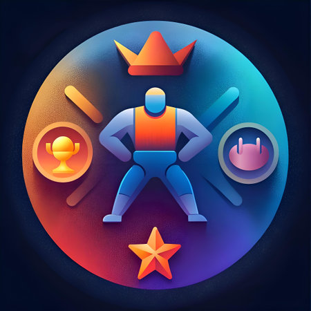 A vibrant 3D icon set representing the world of wrestling.  Perfect for websites. apps. and social media. These icons are ready to bring energy to your next project.の素材