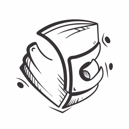 A hand drawn illustration of a speaker. perfect for use in presentations. websites. and social media. The simple design is versatile and easily recognizable.のイラスト素材