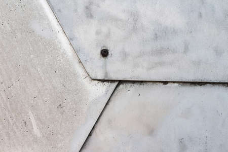 Photo texture of metal armor plates surface.