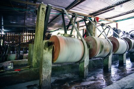 Mining elevators, mining requires huge infrastructure and money to become operational, mine in colombiaの写真素材