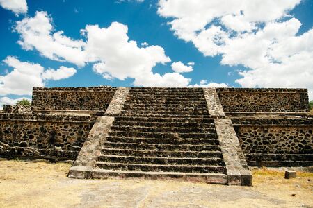Teotihuacan, Mexico - June , 2018. Aztec ruins near Mexico city. The picture presents Piramide.