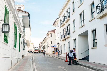 Popayan, Cauca, Colombia- 2019 Colonial city in Colombia listed as UNESCO world heritage siteのeditorial素材