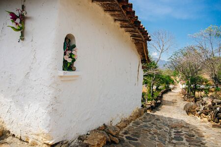view of the colonial village of Guane, near Baricharaの写真素材