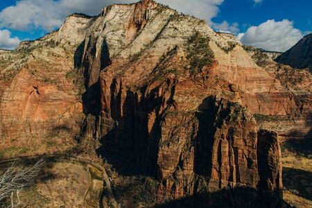 Zion National Park is an American national park located in southwestern Utah near the town of Springdale.の写真素材