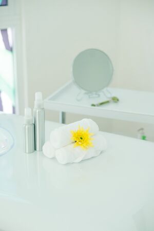 massage room in spa saloon.の写真素材