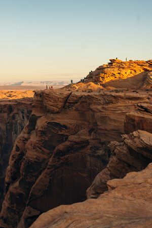 Horseshoe Bend in Glen Canyon National Recreation Area in early dawn