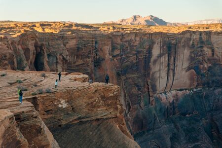 Horseshoe Bend in Glen Canyon National Recreation Area in early dawn