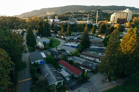 Vancouver, canada - december, 2019 Capilano River RV Park.のeditorial素材
